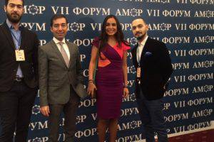 Делегация Азербайджанского КВНа на форуме АМОР (ФОТО)