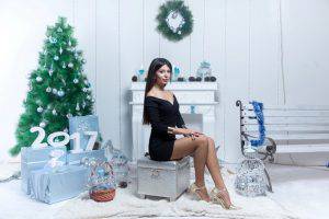 Участницы Miss Top Model Azerbaijan в новогодней фотосессии (ФОТО)